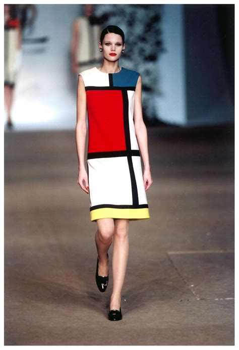 yves saint laurent mondrian dress 1965|mondrian dress 1960s.